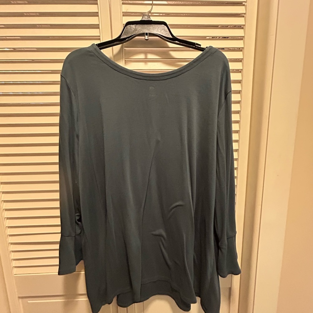 LOFT Women's Long Sleeve Top in Deep Teal
